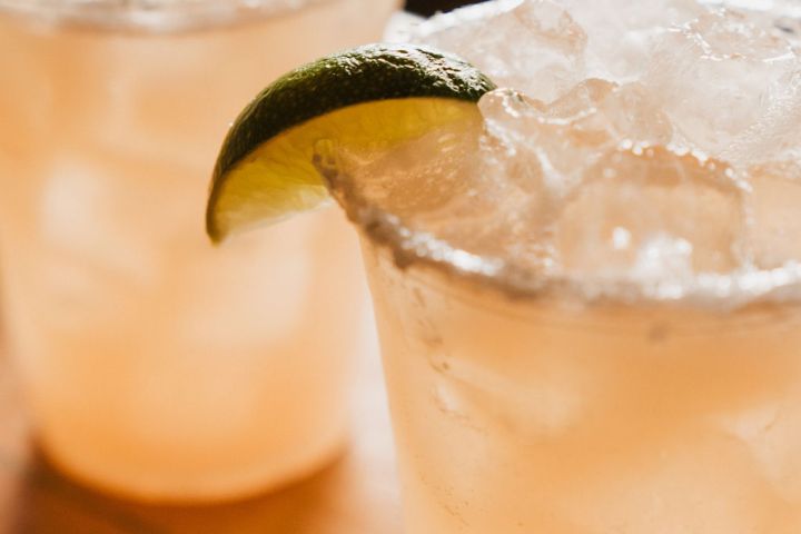 a cup of coffee on a table
