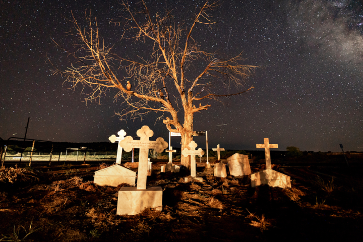 a group of fireworks in the sky