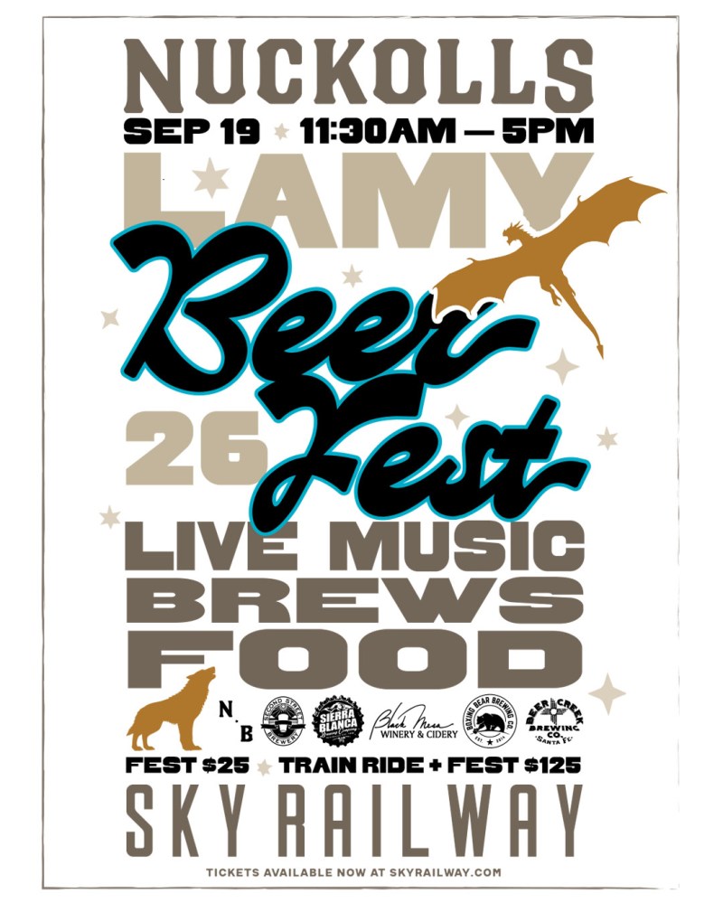 Beer Fest poster with event details, date, time, and offerings like live music and food.